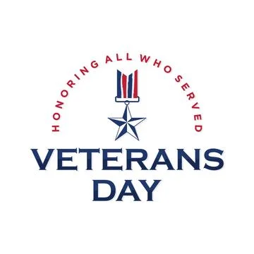 Veterans Day vector concept background for web design Stock Illustration