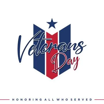 Veterans Day vector concept background for web design Stock Illustration