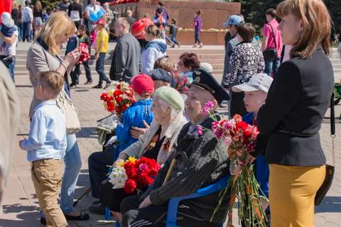 Veterans at rest Stock Photos