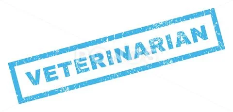 Veterinarian Rubber Stamp Stock Illustration
