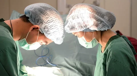 Veterinarian surgeons Stock Footage 43102227