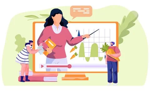 Veterinary care, video tutorial about keeping and feeding rabbits at home, diet 库存插图