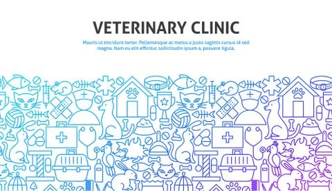 Veterinary Clinic Concept Stock Illustration