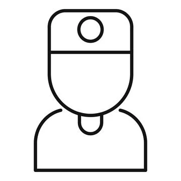 Veterinary doctor icon outline vector. Animal service care Stock Illustration