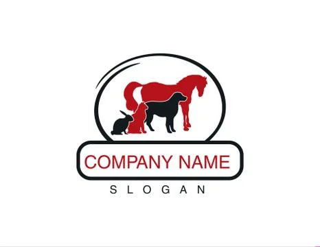 Veterinary logo Stock Illustration