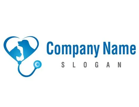 Veterinary logo Stock Illustration
