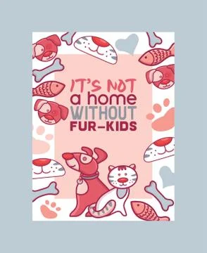 Veterinary pattern vector pet animal puppy kitty character on vetclinic vetshop 스톡 일러스트