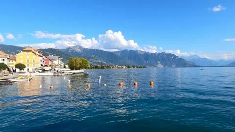 Vevey Switzerland Stock Footage 208912840