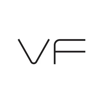 Vf initial letter vector logo icon Stock-Illustration
