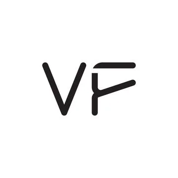 Vf initial letter vector logo icon Stock Illustration