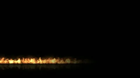 VFHD 0578 Flames Lower Third 動画素材 10872709