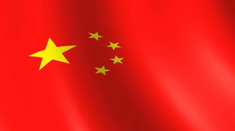 VFHD 0659 China Flag 動画素材 10872989