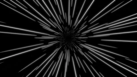 VFX Animation of Speeding Through a Luminous White Energy Portal Stock Footage 315213289