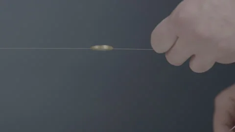 VFX Base: Flipping coin - Closeup in Slowmo | Arri Amira footage 스톡 동영상 278420127