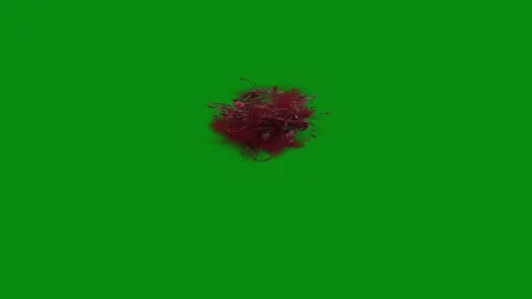 VFX Blood Splash for Horror Scenes Stock Footage 306038951