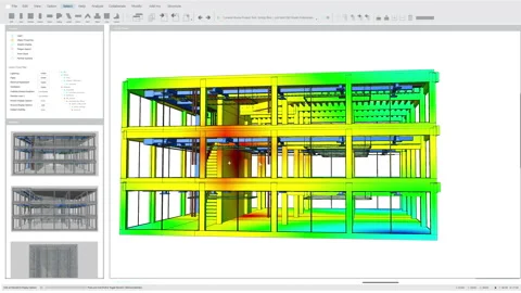VFX CAD Software Building Mockup Design Stock Footage 326461251