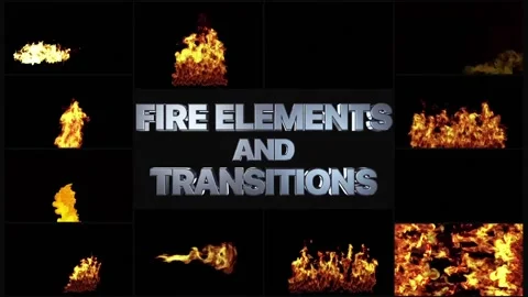VFX Fire Elements And Transitions | After Effects Stock After Effects