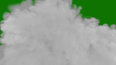 VFX White Smoke Blowing Horizontally on ... | Stock Video | Pond5