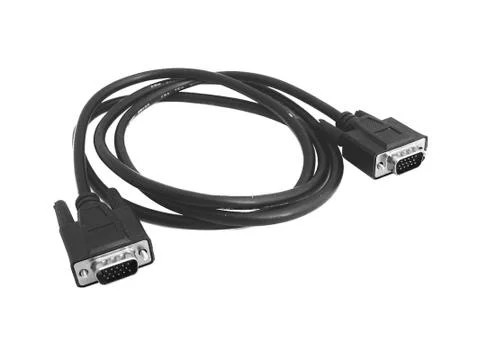 VGA Cable Coiled Stock Photos