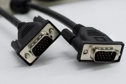 Vga cable to connect a computer to the screen Photos