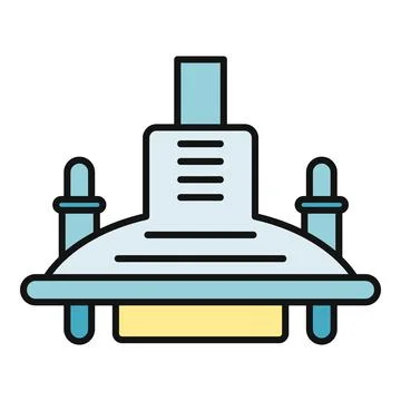 Vga connector icon representing analog display interface イラスト素材