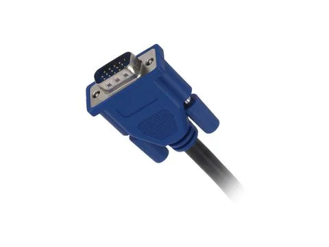 VGA HD15 Cable Stock Photos