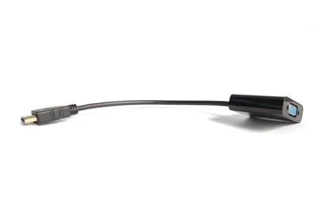 VGA to HDMI cable 1 Stock Photos