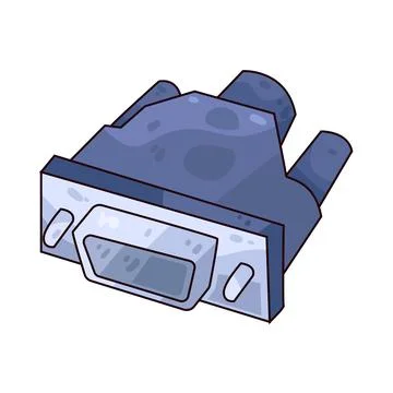 VGA illustration Illustrazione stock