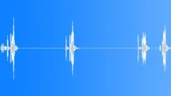 VHF radio handset static click noise on release of transmit button. 3 versions.Sound Effect
