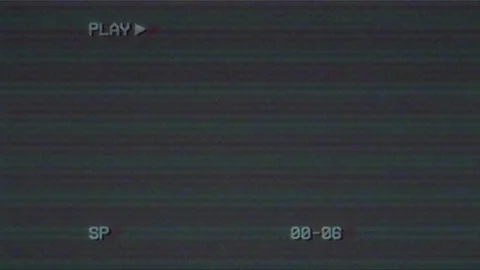 VHS Analog Abstract Digital Animation. Old TV. Bad interference. Retro 80s, 90s. Stock Footage 313679261