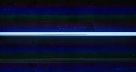 VHS Analog Glitch with Tracking Error and Flicker Stock Footage 317259056
