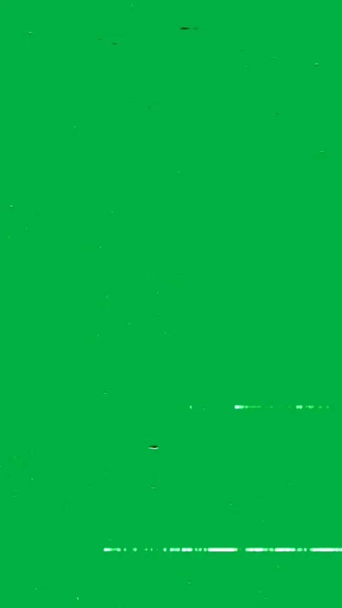 VHS Analog noise, artifacts, and glitches on a Green Background. Vertical Video Stock-Footage 280063070