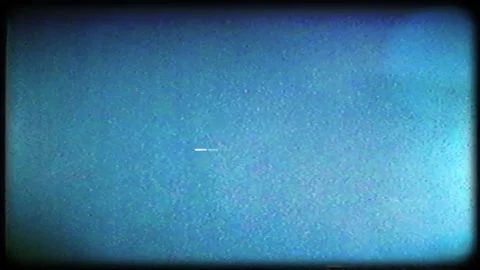 VHS and kinescope. Effect of an old TV with kinescope. The problems of the video Stock Footage 238604938