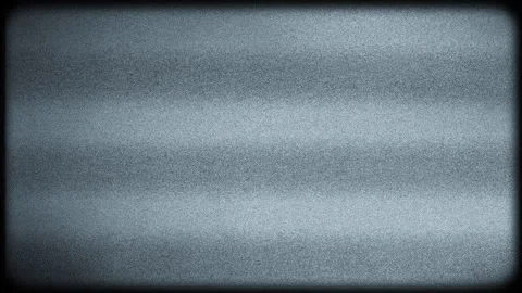 VHS and kinescope. The problems of video signal of kinescope TV and interference Stock Footage 243674239