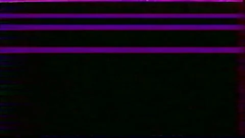 VHS background with realistic flickering lines. Distortion, Fuzzy screen. Vidéo 134195879