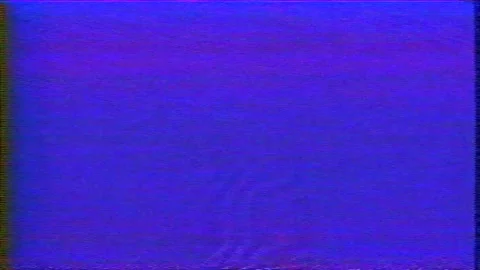 VHS Blue Screen with Realistic Static and Glitches Stock-Footage 279088616