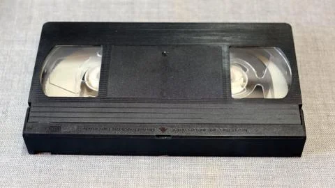VHS cassette front view Stockfoto's
