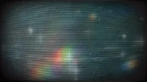 VHS Chromatic Sync Drift Background Video stock 322607464