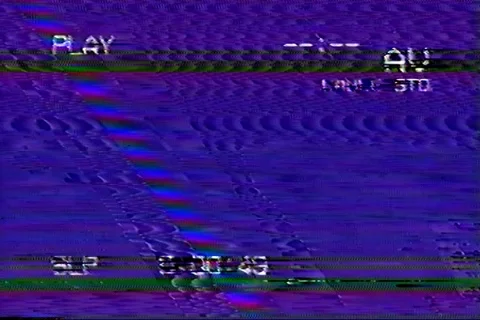 VHS Clutter Real Tape Transfer Stock Footage 108673824