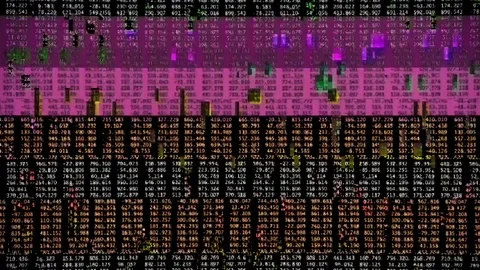VHS Data Storm Glitch Background 스톡 동영상 72613361