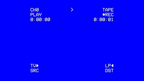 VHS deck tv tape blank clean Stock Illustration
