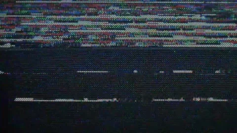 VHS defects, flickering noise. Stock Footage 168468273
