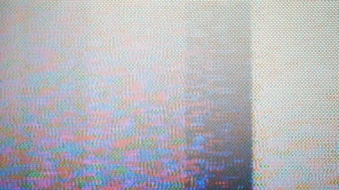 VHS defects, noise and artifacts, glitches from the old VHS tape. Stock Footage 121535656