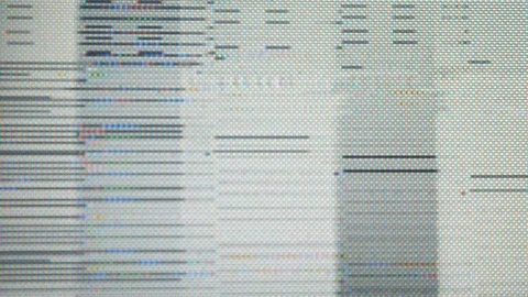 VHS defects, noise and artifacts, glitches from the old VHS tape. Stock Footage 121535912