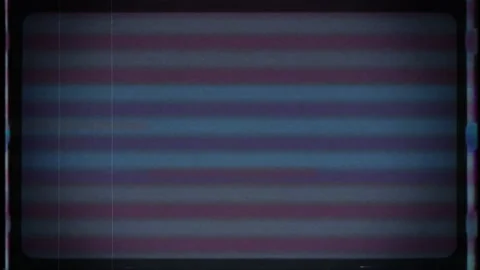VHS defects noise and artifacts, glitches from an old tape. No signal. Stock Footage 130432429