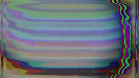 VHS defects noise and artifacts, glitches from an old tape. No signal. Stock Footage 130432559