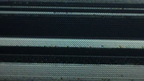 VHS defects, noise and artifacts. Video stock 133869979