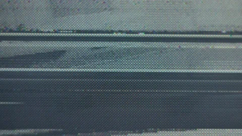 VHS defects, noise and artifacts. Stock Footage 134491685