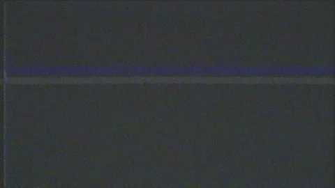 VHS defects, noise and artifacts, glitches from the old VHS tape. Visual video  Video stock 153314122