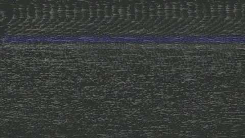 VHS defects, noise and artifacts, glitches from the old VHS tape. Visual video  Stock Footage 153314187